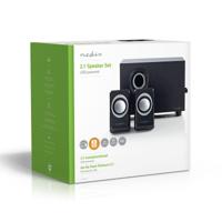 Nedis PC-Speaker | 2.1 | 33 W | 3,5 mm Male | 1 stuks - CSPR10021BK CSPR10021BK - thumbnail