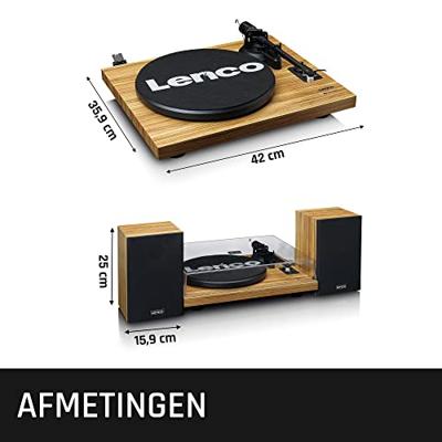 Lenco LS-500 Platenspeler Bruin