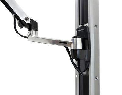 Ergotron LX Wall Mount System Small CPU Holder Monitor-wandbeugel Aantal monteerbare displays: 1 Display(s) 25,4 cm (10) - 81,3 cm (32) Aluminium In hoogte