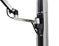 Ergotron LX Wall Mount System Small CPU Holder Monitor-wandbeugel 1-voudig 25,4 cm (10) - 81,3 cm (32) Aluminium In hoogte verstelbaar, Kantelbaar, Zwenkbaar, - thumbnail