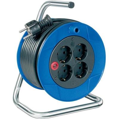 Brennenstuhl 1079180004 Kabelhaspel 15 m Zwart Randaarde stekker