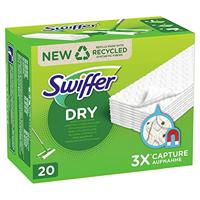 Swiffer Dry Stofvangende Vloerdoekjes 20 Stuks - thumbnail