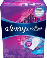 Always Always Pantyliners Radiant Normal 48 stuks - thumbnail