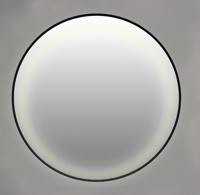 Spiegel INK SP24 40x4x40 cm incl. direct LED-Verlichting Rondom en Spiegelverwarming Mat Wit - thumbnail