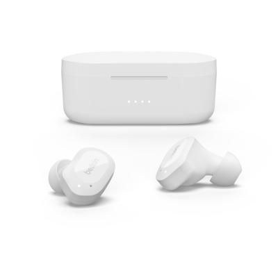 Belkin SoundForm Play In Ear headset Bluetooth Wit Headset, Oplaadbox, Bestand tegen zweet Belkin SoundForm Play In Ear headset Bluetooth Wit Headset, Oplaadbox, Bestand tegen zweet
