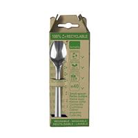 Amefa Leaves koffielepel uit inox, set van 20 stuks - thumbnail