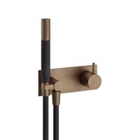 Inbouw Douchemengkraan Hotbath Cobber incl. Doucheslang en Handdouche Verouderd Messing Living Colours - thumbnail