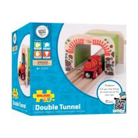 Bigjigs houten rails - dubbelspoor tunnel - thumbnail