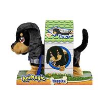 Goliath Games Animagic waggles hond interactieve knuffel - thumbnail