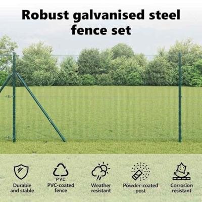 VidaXL Afrasteringspaal groen 25 x 1,2 m (16 x 16 mm gaas)