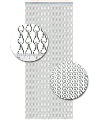 Vliegengordijn Aluminium Zilver Mat - 100cm x 240cm