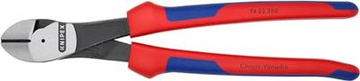 Knipex Kracht-zijsnijtang zwart geatramenteerd met meer-componentengrepen 250 mm - 7422250 - thumbnail
