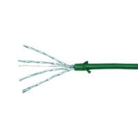 LogiLink CQ9075S RJ45 Netwerkkabel, patchkabel CAT 6A U/FTP 5.00 m Groen Extreem dun, Vlambestendig, Flexibel, Folie afscherming, Halogeenvrij, Snagless, - thumbnail