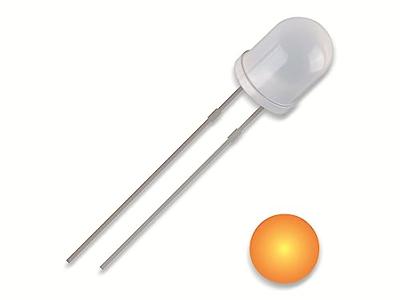Quadrios 2111O171 Bedrade LED Geel Rond 5 mm 700 mcd 30 ° 20 mA 2 V