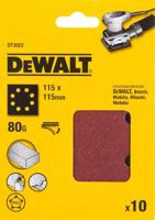 DeWALT DT3022 P80 Schuurpapier 1/4 Velcro VE=10 - thumbnail