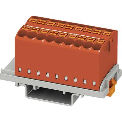 Phoenix Contact 3273048 Verdeelblok 28.6 mm Spanveer Rood 8 stuk(s)