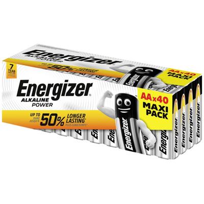 Energizer Power LR06 AA batterij (penlite) Alkaline 1.5 V 40 stuk(s)