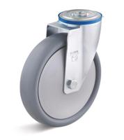 Torwegge Zwenkwiel thermoplastisch ø160 kunststof / boutbevestiging - thumbnail