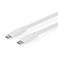 Nedis CCGB64810WT10 Usb-kabel Usb 3.2 Gen 2 Usb-c™ Male Usb-c™ Male 240 W 8k@30hz 20 Gbps Vernikkeld 1.00 M Rond Silicone Wit Doos - thumbnail