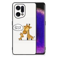 OPPO Find X5 Hoesje Giraffe - thumbnail