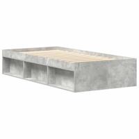 Bedframe betongrijs 90x200 cm - thumbnail
