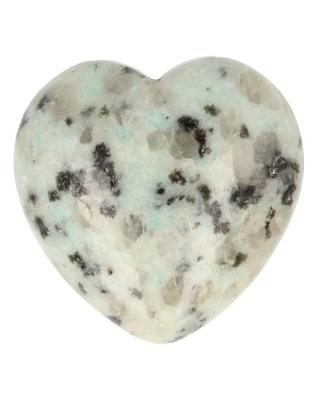 Hartvormige Edelsteen Kiwisteen (40 mm) Hartvormige Edelsteen Kiwisteen (40 mm)