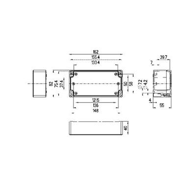 Spelsberg TG ABS 1608-6-to Installatiebehuizing 162 x 82 x 55 ABS Grijs-wit (RAL 7035) 1 stuk(s) Spelsberg TG ABS 1608-6-to Installatiebehuizing 162 x 82 x 55 ABS Grijs-wit (RAL 7035) 1 stuk(s)