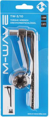 M-WAVE momentsleutel torque wrench 3-10 nm