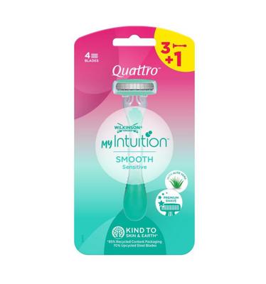 Wilkinson Quattro Smooth Sensitive Wegwerpscheermesjes