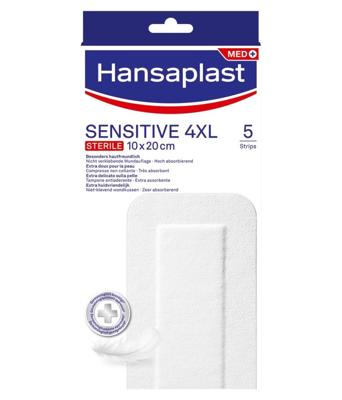 Hansaplast Pleisters Sensitive 4XL Steriel Hansaplast Pleisters Sensitive 4XL Steriel