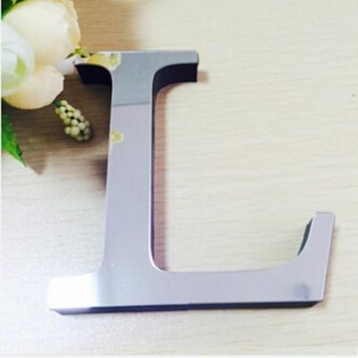 2 PC'S Home Decoratie creatieve persoonlijkheid Engelse letters acryl spiegel 3D DIY muur stickers (L)