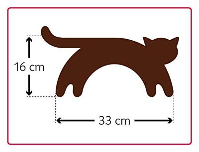 Leschi Verwarmingskussen Minina kat L - chocolade