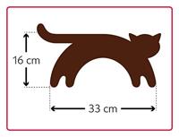 Leschi Verwarmingskussen Minina kat L - chocolade - thumbnail