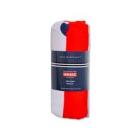 Swim Essentials Strandponcho Rood Wit Walvis 65 x 65 cm - thumbnail