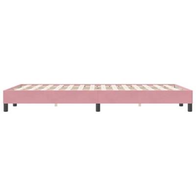Bedframe zonder matras 120x220 cm fluweel roze