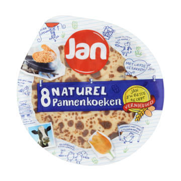 Jan Pannenkoeken Naturel 8 Stuks 540 g bij Jumbo