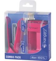 Comipack Nietmachine en perforator roze - thumbnail