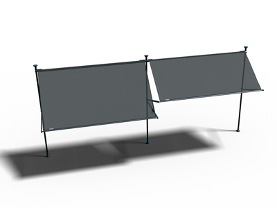 Flex frame connection part for mounting several Flex Frames Sun & Shade - Sun en shade