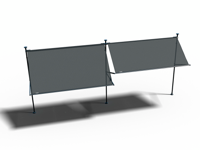 Flex frame connection part for mounting several Flex Frames Sun & Shade - Sun en shade - thumbnail