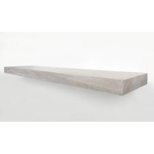 Zwevende wandplank eiken recht natuurlijk wit 120 x 25 cm Zwevende wandplank eiken recht natuurlijk wit 120 x 25 cm