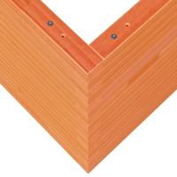 Plantenbak 60x60x68,5 cm massief grenenhout wasbruin - thumbnail