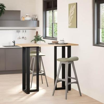 Bartafelpoten 2 st T-vormig 50x35x(110-111) cm staal zwart