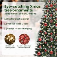 Kunstkerstboom met 150 LED Groen 120 cm PVC en Plastic en Staal - thumbnail