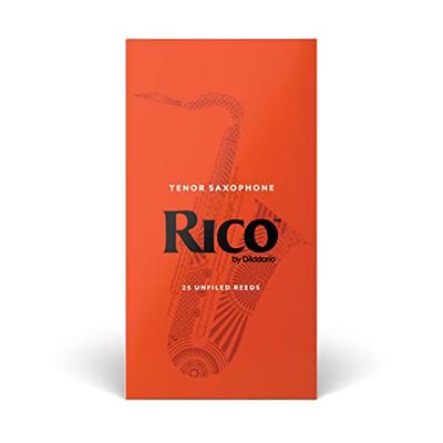 D&apos;Addario Woodwinds RKA2535 Rico Tenorsaxofoonriet, sterkte 3.5, 25-pack, Unfiled