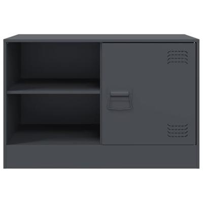 Tv-meubel 67x39x44 cm staal antracietkleurig