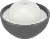TRIXIE VITAL DOME DRINKFONTEIN KERAMIEK GRIJS / WIT 1,5 LTR 20X10X20 CM - thumbnail