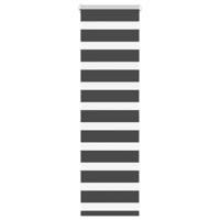 VidaXL Zebra rolgordijn 50x100 cm stofbreedte 45,9cm zwart - thumbnail