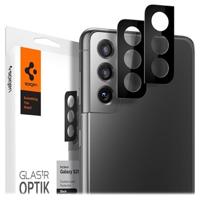 Spigen AGL02734 lensbeschermer voor camera's van mobiele telefoons Zwart, Transparant Gehard glas Samsung Galaxy S21 Plus/Galaxy S21 - thumbnail