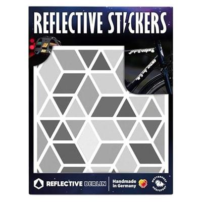 REFLECTIVE BERLIN reflex-stickers "shapes" refl.sticker refl.berlin diamonds grey