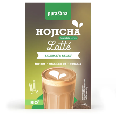 Purasana Instant Hojicha Latté Purasana Instant Hojicha Latté